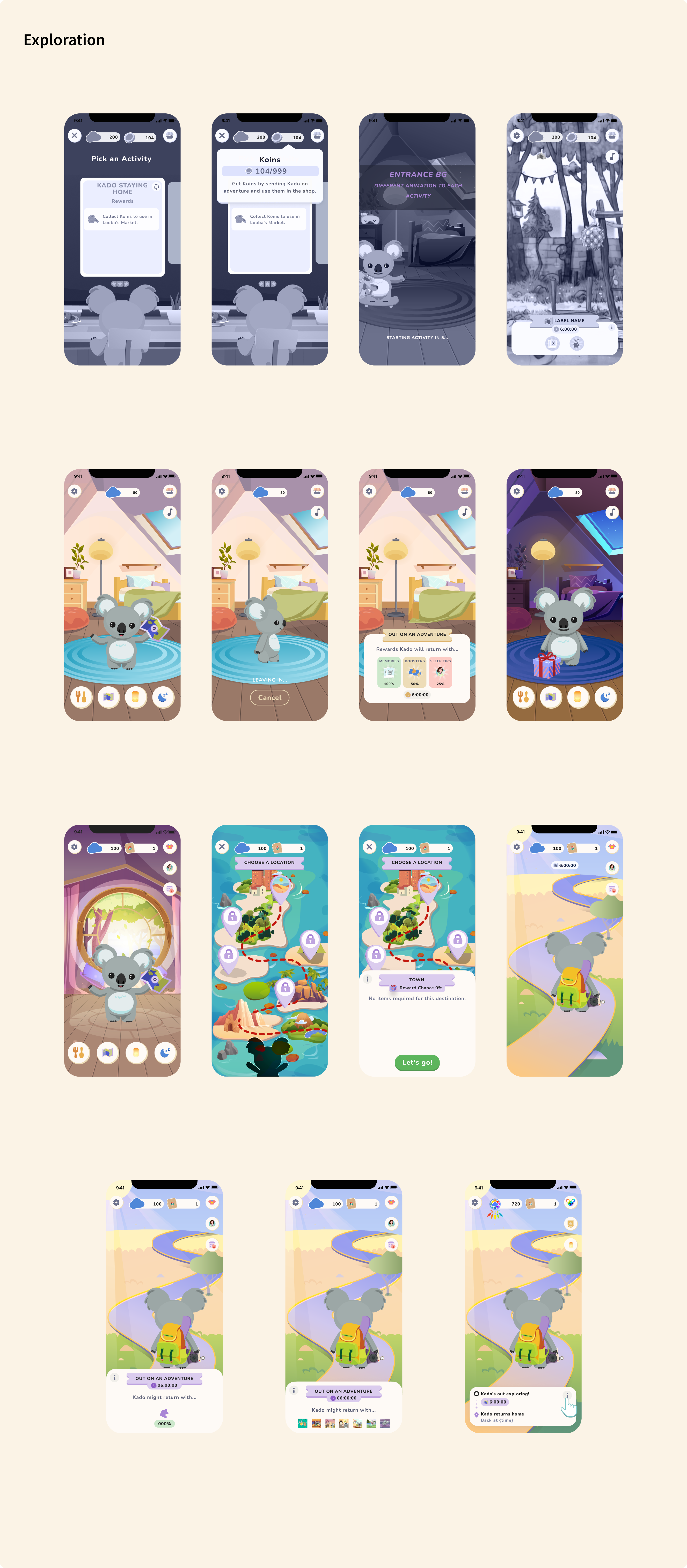 Exploration designs