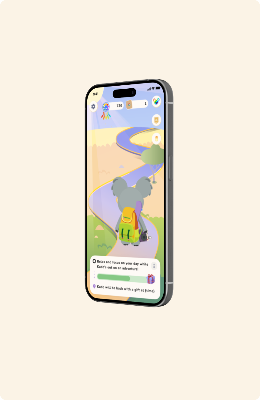 Adventure waiting screen