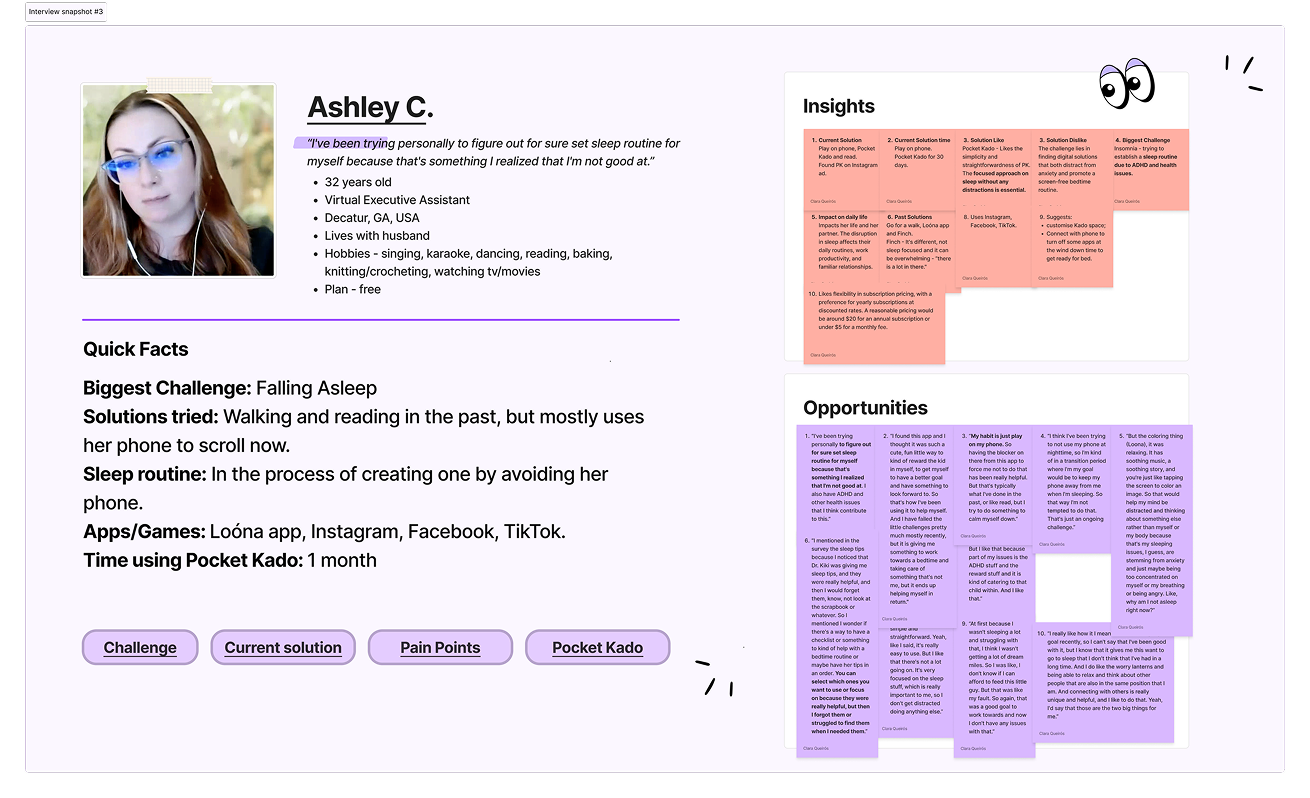 User interview